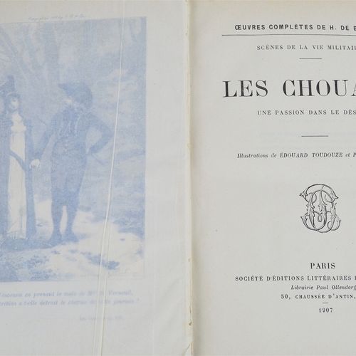 Honore de Balzac - Les Chouans, Paris 1907 奥诺尔-德-巴尔扎克--《楚安》，巴黎1907年

文学和艺术出版社(Pa&hellip;