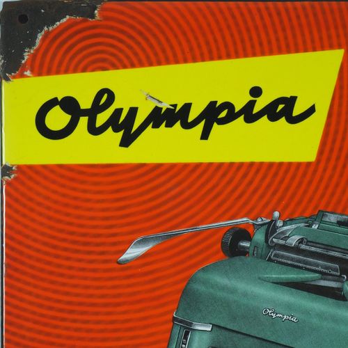 Enamel advertising sign, Olympia Enseigne publicitaire en émail, Olympia

En tôl&hellip;