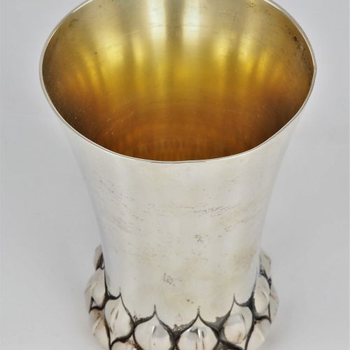 Small officers cup goblet made of 800 silver, 1911. Kleiner Offizierspokal aus 8&hellip;