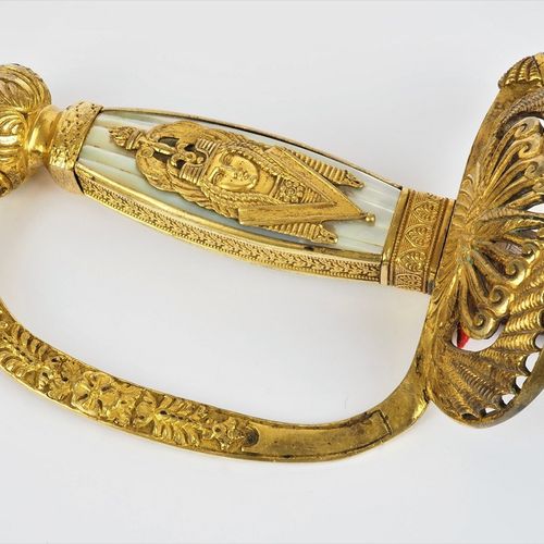 Gala sword, Institut d'Egypte, early 19th c. Espada de gala, Instituto de Egipto&hellip;