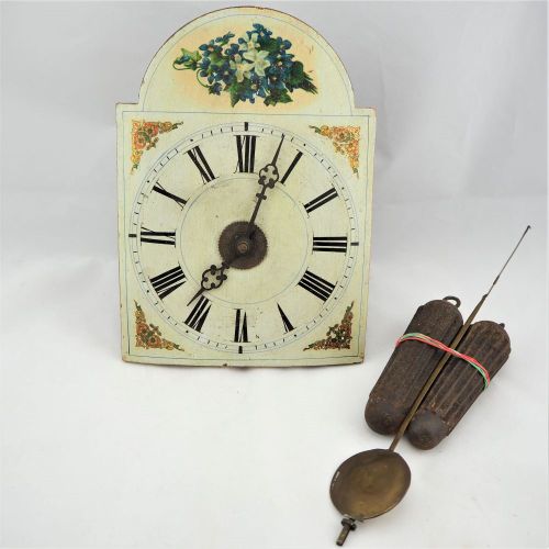 Black Forest clock with alarm clock, around 1900 Horloge de la Forêt Noire avec &hellip;