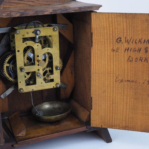 Table clock with alarm clock around 1890 Pendule de table avec réveil vers 1890
&hellip;