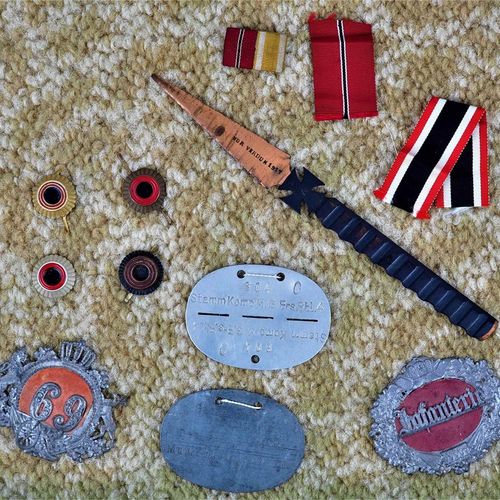 Mixed lot 1st Wk Militaria, German Empire Lot mixte de Militaria 1er Wk, Empire &hellip;