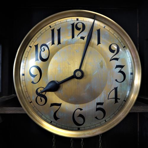 Longcase clock "Friedrich Mauthe Schwenningen", around 1900 Standuhr "Friedrich &hellip;
