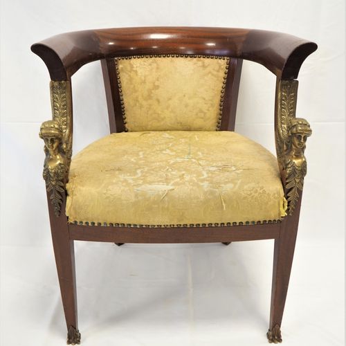 Empire armchair - around 1890 - in original condition Fauteuil Empire - vers 189&hellip;