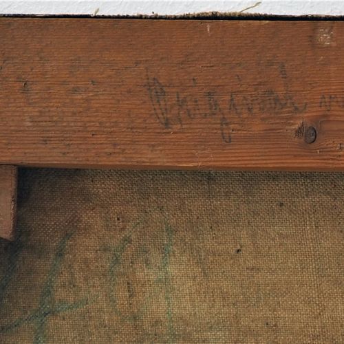 Konvolut Interieur-Gemälde, 2 Stück - sign. "A. Fribuse" Set of interior paintin&hellip;