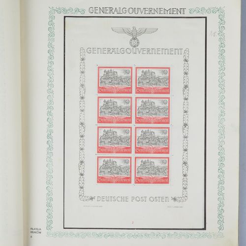 Vollständiges Briefmarken Album, Deutsches Reich - Generalgouvernement (1939-194&hellip;