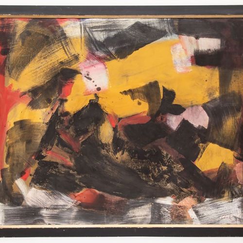 Kurt Link 库尔特-林克
1926年科隆 - 1996年杜塞尔多夫 - 抽象构成 - 混合媒体/纸上纸板。100 x 120厘米。签名和不明确的日期r.&hellip;