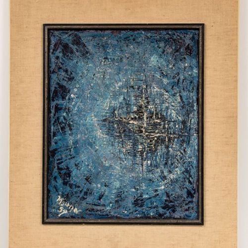 Alfred Mössner Künstler des 20. Alfred Mössner
20世纪的艺术家 - "集中的结构" - 油/水。50,5 x 4&hellip;