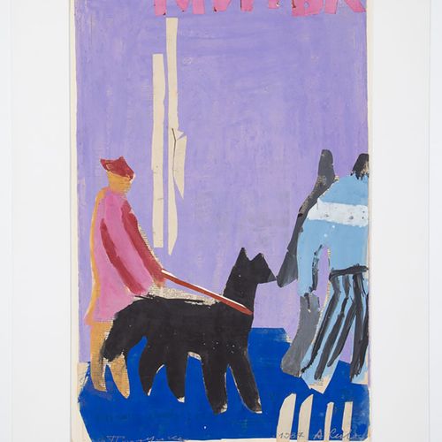 Alexej Semitschow Künstler des 20. 阿列克谢-谢米切夫
20世纪的艺术家 - 带狗的婴儿车 - 拼贴画/纸。65 x 42厘米&hellip;
