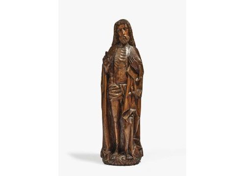 Null Man of Sorrows
Ulm, c. 1470 Standing frontally aligned, the right raised in&hellip;