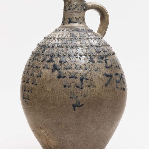 Null Large jug
Westerwald, dated 1714 Grey salt-glazed stoneware, partly blue pa&hellip;