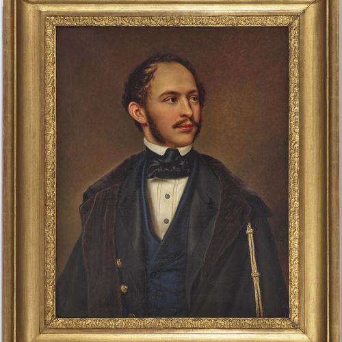 Joseph Stieler Huile sur toile. 73 x 59 cm. Relié à la peinture. Restauration mi&hellip;