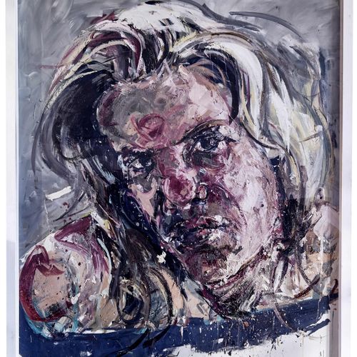 Null Pasqua, Philippe - Retrato monumental de un joven - (Grasse 1965 a. C.) Óle&hellip;