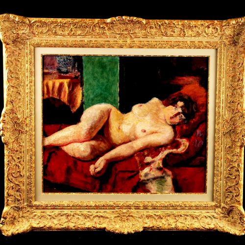 Roderic O'CONOR (1860 1940). Reclining Nude. Circa 1915 1917. Oil on canvas. 46 &hellip;