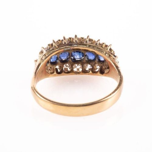 18 kt. Yellow gold - Victorian Ring - 0.50 ct Diamonds EXPÉDITION INTERNATIONALE&hellip;