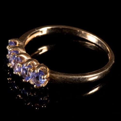 FREE POST 9 kt. Yellow gold - Ring Tanzanite FREE INTERNATIONAL TRACKED SHPPING &hellip;