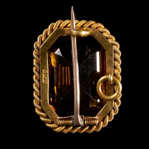 FREE POST 18 kt. Yellow gold - Brooch - 15.45 ct FREE INTERNATIONAL TRACKED SHPP&hellip;