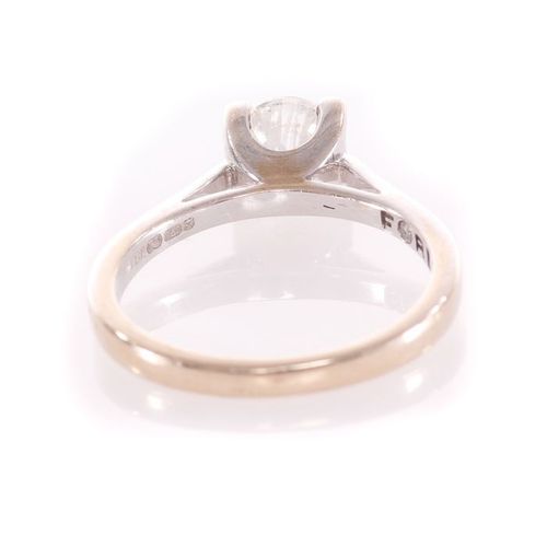 FREE POST 18 kt. White gold - Ring - 1.04 ct Diamond KOSTENLOSER INTERNATIONALER&hellip;