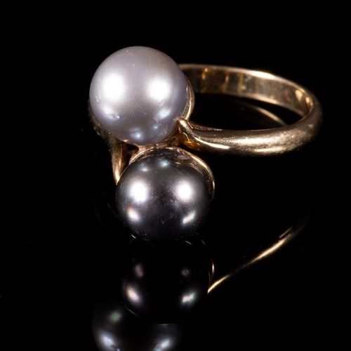FREE POST 14 kt. Yellow gold - Ring Tahiti Pearl EXPÉDITION INTERNATIONALE SUIVI&hellip;