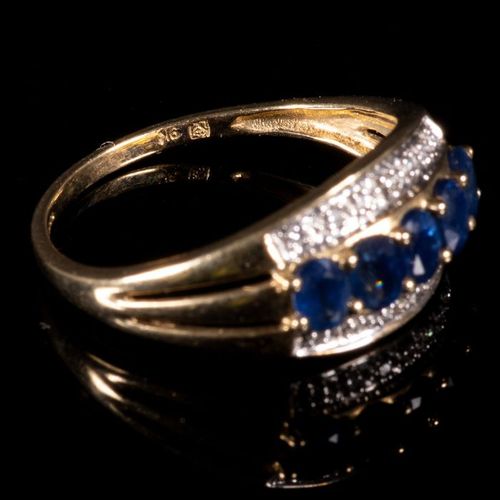FREE POST 9 kt. Yellow gold - Ring - 1.50 ct Sapphire FREE INTERNATIONAL TRACKED&hellip;