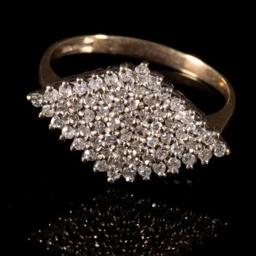 FREE POST 9 kt. Yellow gold - Ring - 0.60 ct Diamond EXPÉDITION INTERNATIONALE S&hellip;