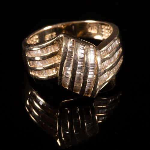 FREE POST 14 kt. Yellow gold - Ring - 0.70 ct Diamond EXPÉDITION INTERNATIONALE &hellip;