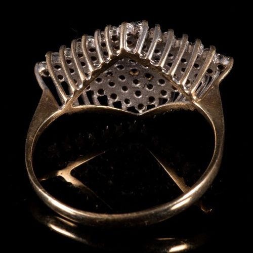 FREE POST 9 kt. Yellow gold - Ring - 0.60 ct Diamond KOSTENLOSER INTERNATIONALER&hellip;