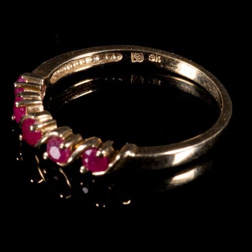 FREE POST 9 kt. Yellow gold - Ring - 0.25 ct Rubies FREE INTERNATIONAL TRACKED S&hellip;