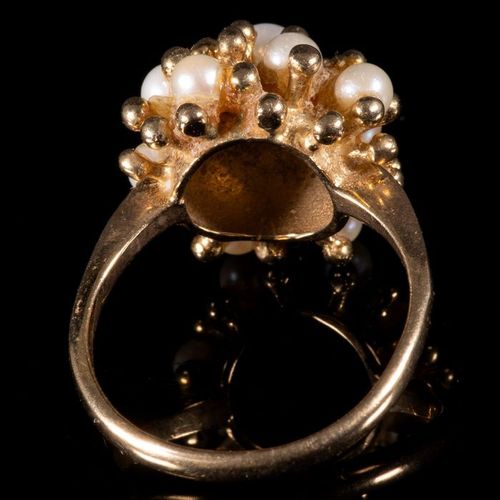 FREE POST 9 kt. Yellow gold - Ring Pearl ENVÍO INTERNACIONAL GRATUITO CON SEGUIM&hellip;