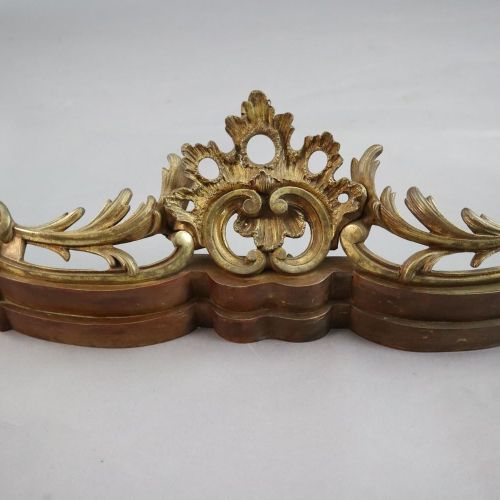 Null A 19TH CENTURY FRENCH LOUIS XVI GILT BRONZE AND ORMOLU FIRE CHENETS 

with &hellip;