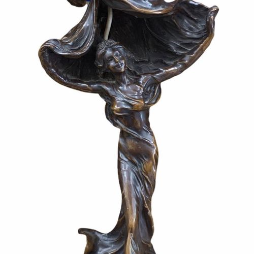 Null SEGÚN FRANÇOIS-RAOUL LARCHE, FRANCÉS, 1860 - 1912, UNA FIGURA DE BRONCE DE &hellip;