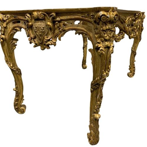 Null MANNER OF FRANÇOIS ROUMIER, AN 18TH CENTURY FRENCH LOUIS XV CARVED GILTWOOD&hellip;