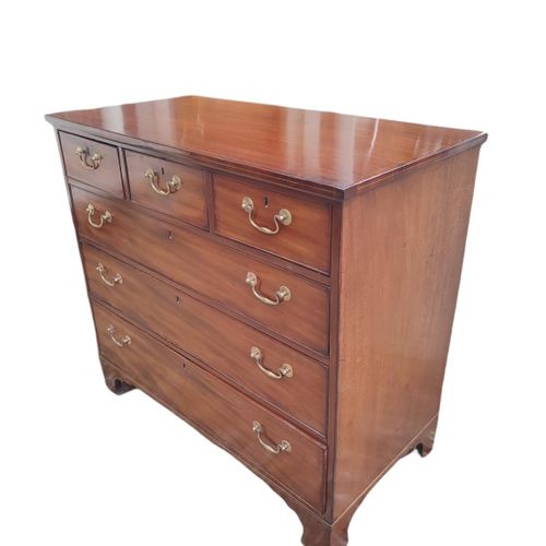 Null A GEORGIAN MAHOGANY CHEST

Of three short above above three long drawers fi&hellip;