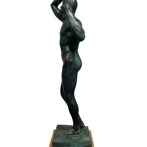 Null DA AUGUSTE RODIN, FRANCESE, 1840 - 1917, L'ETÀ DEL BRONZO, UNA FUSIONE DEL &hellip;