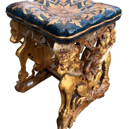 Null A 19TH CENTURY ITALIAN CARVED GILTWOOD AND PAINTED STOOL
The solid cousin f&hellip;