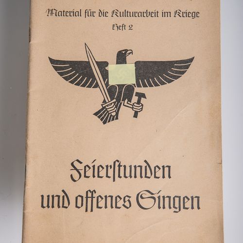 Null Libretto "Feierstunden und offenes Singen", dalla serie "Material für die K&hellip;