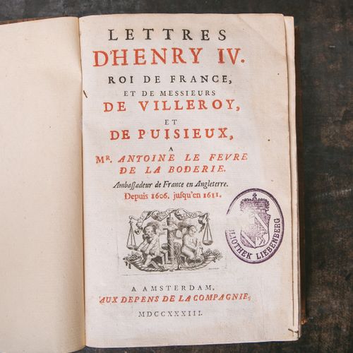 Null "Lettres D'henry IV.Roi de France, et de Messieurs De Villeroy, et De Puisi&hellip;