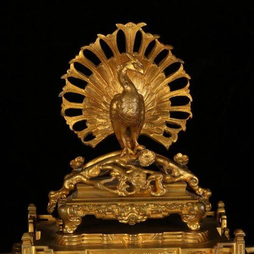 A FINE 19TH CENTURY FRENCH 'JAPONISME' GILT BRONZE AND PORCELAIN CLOCK GARNITURE&hellip;