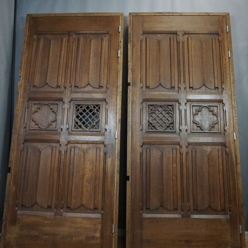 Null Paire of oak doors H225x98