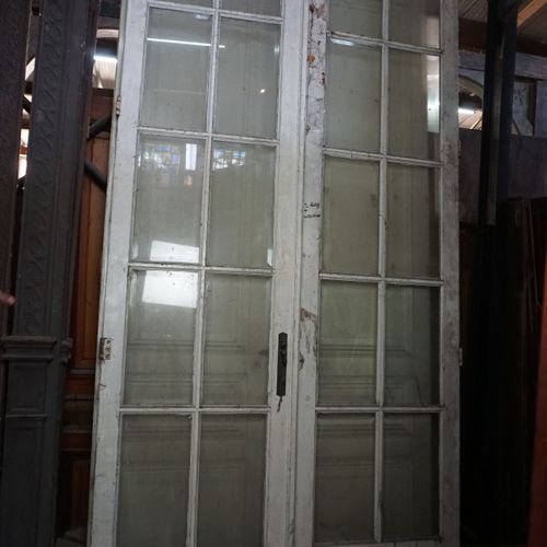 Null Double door with glass H230x155