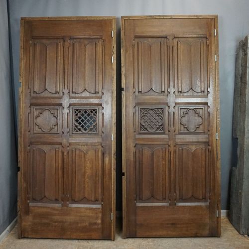Null Paire of oak doors H225x98