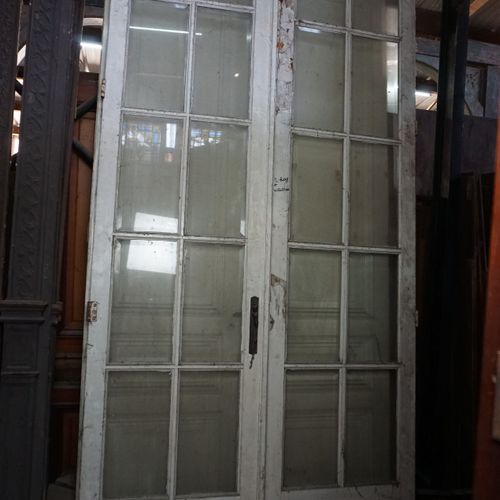 Null Double door with glass H230x155