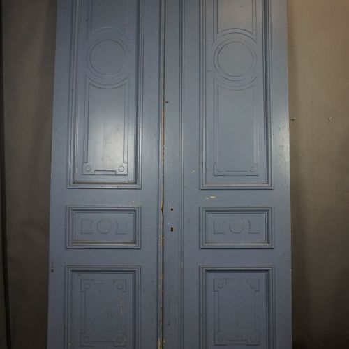 Null Double wooden door H295x142