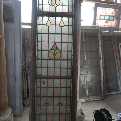 Null Stained glass window H245x68