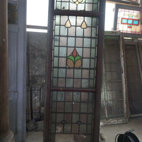 Null Stained glass window H245x68