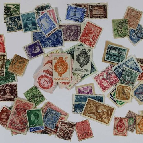 Null Grand lot de timbres du monde entier : Tchécoslovaquie, Grèce, Angleterre, &hellip;