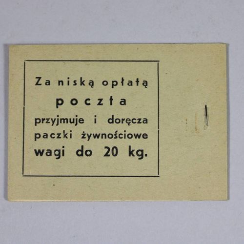 Null 16 carnets de timbres, Pologne, 1938, complets, bon état.
