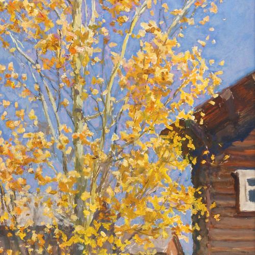 Gritsai, Aleksei Mikhailovich, Herbstlandschaft (Golden Autumn). 1983 Gritsai, A&hellip;