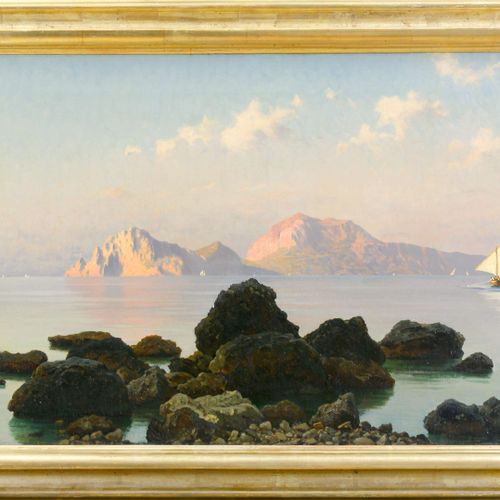 Nerly, Friedrich d. J., Capri, von Capo Massa aus (Sonnenaufgang) Nerly, Friedri&hellip;